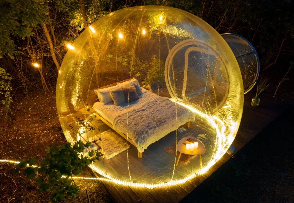 glamping bubble tent near me