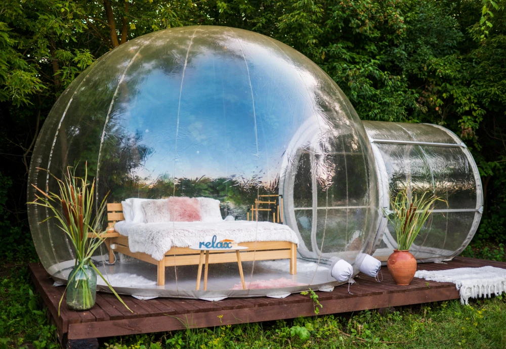 glamping bubble tent near me